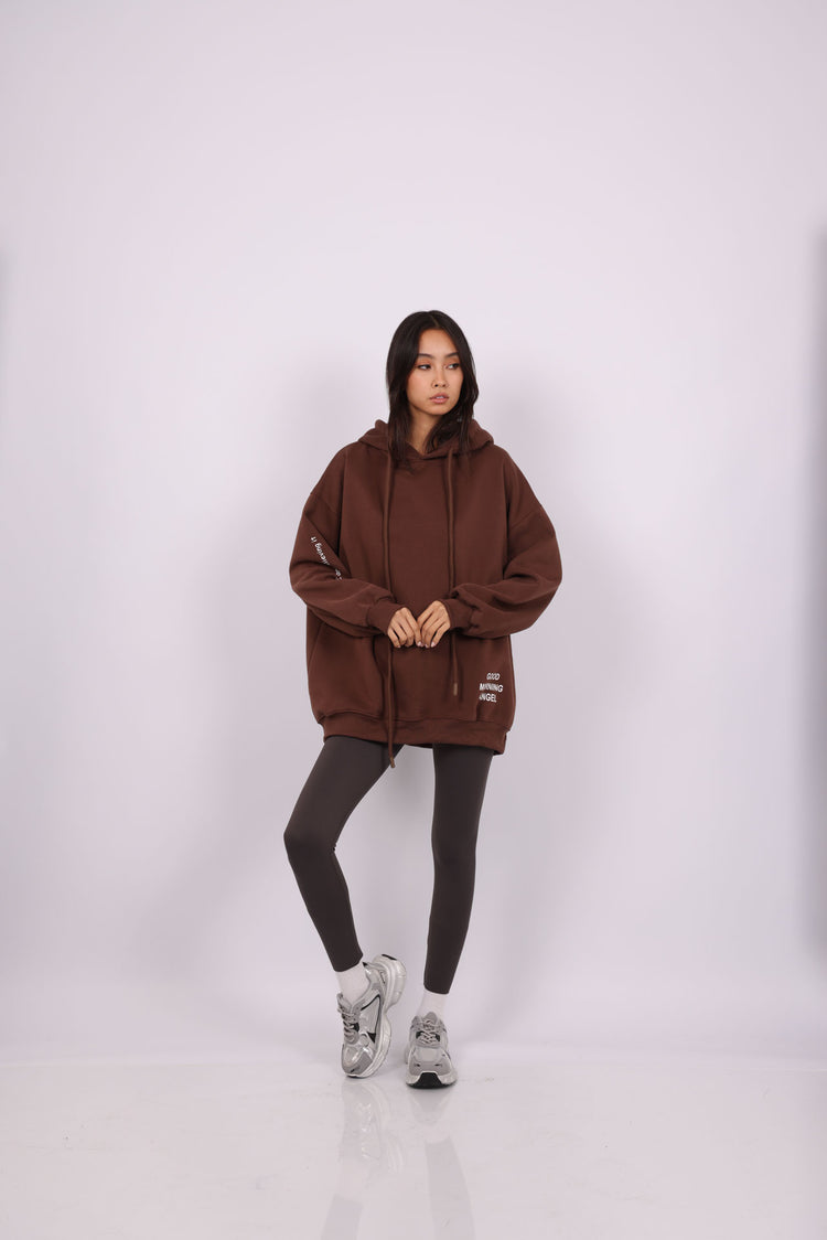 OVERSIZED HOODIE – “GOOD MORNING ANGEL”