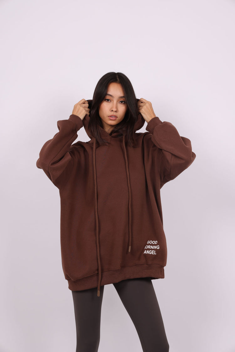 OVERSIZED HOODIE – “GOOD MORNING ANGEL”
