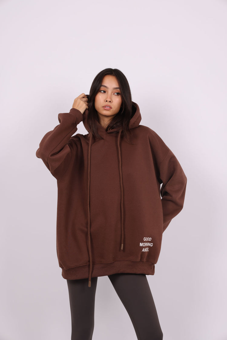OVERSIZED HOODIE – “GOOD MORNING ANGEL”