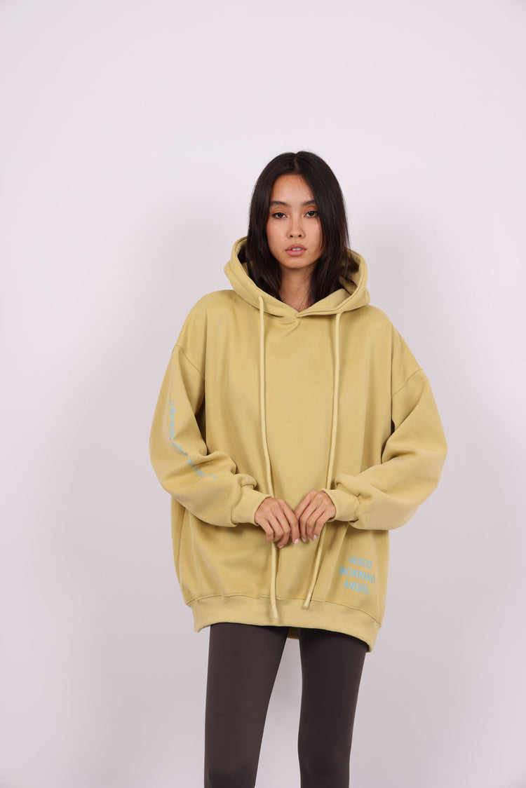 OVERSIZED HOODIE – “GOOD MORNING ANGEL”