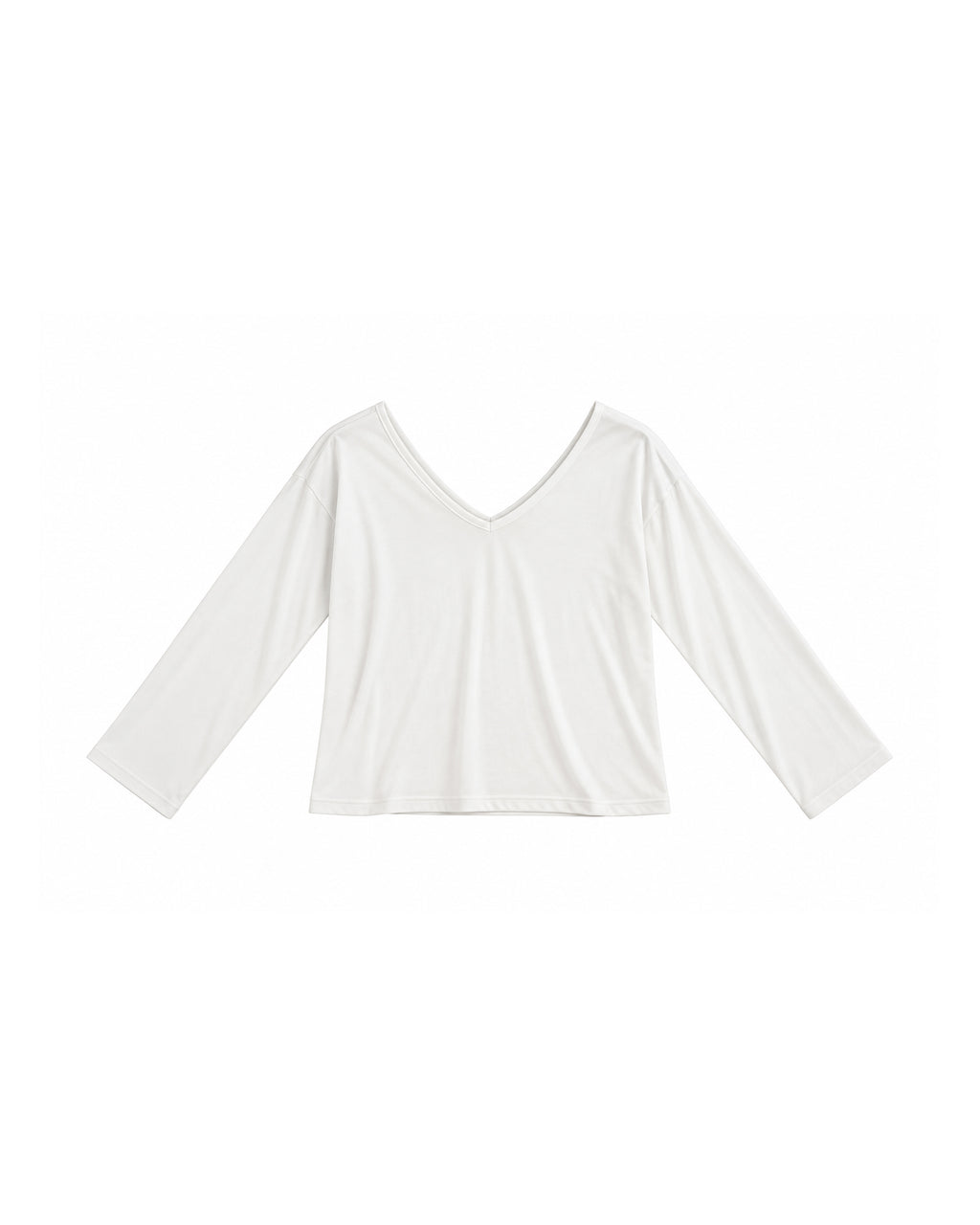 RELAXED V-NECK TOP