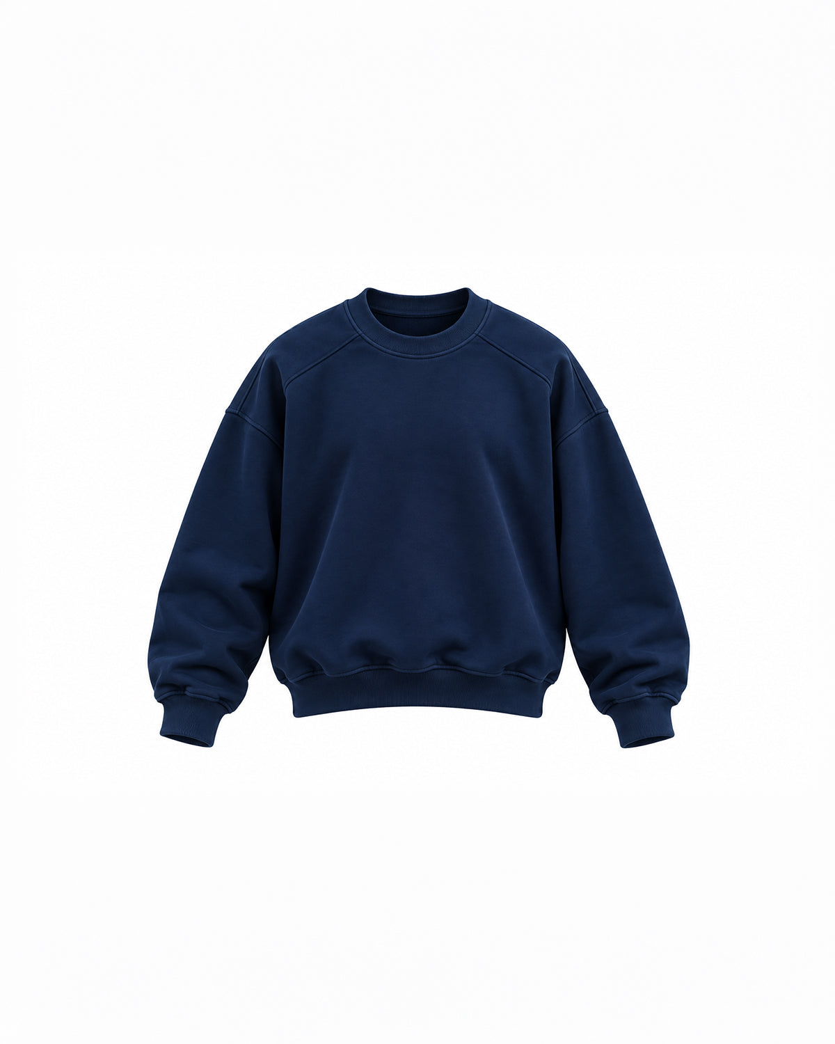 OVERSIZED CREW NECK LONG SLEEVE SWEATSHIRT