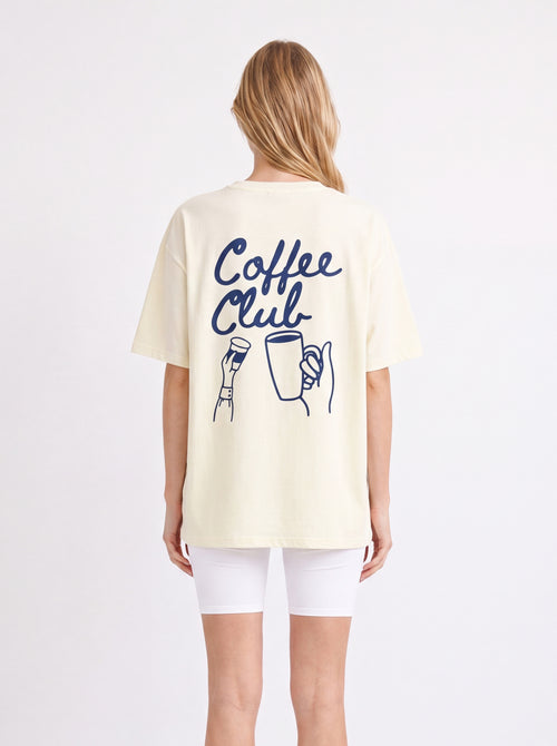 COFFEE CLUB OVERSIZED T-SHIRT
