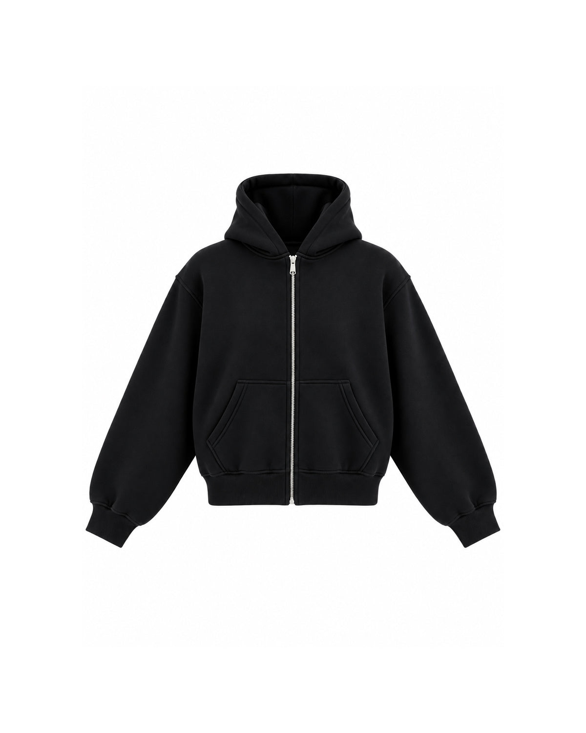 OVERSIZED ZIP-UP HOODIE