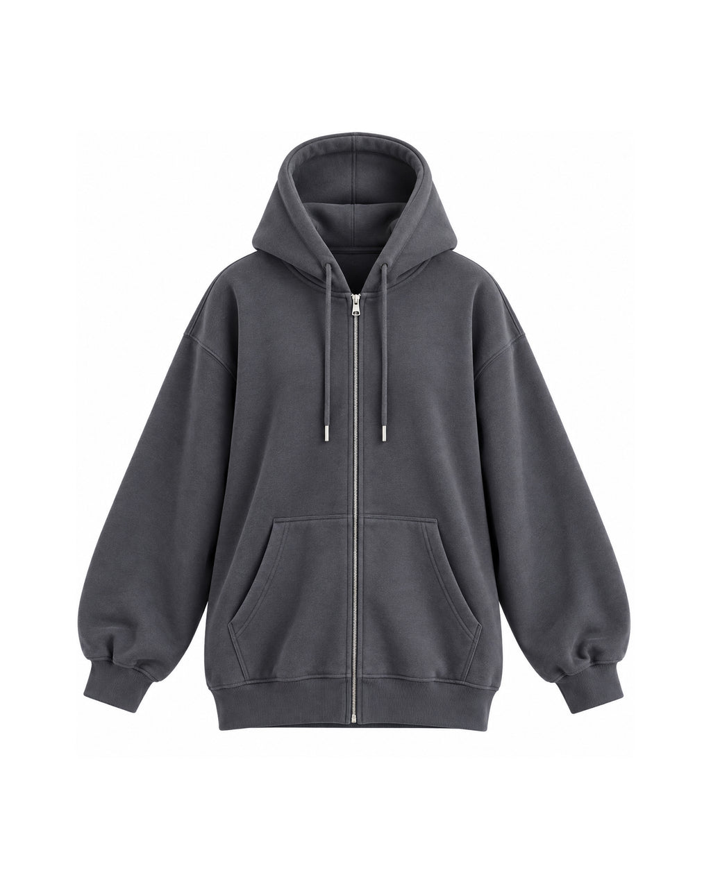 OVERSIZED ZIP-UP HOODIE