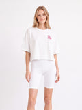 NO BAD DAYS CROPPED OVERSIZED T-SHIRT