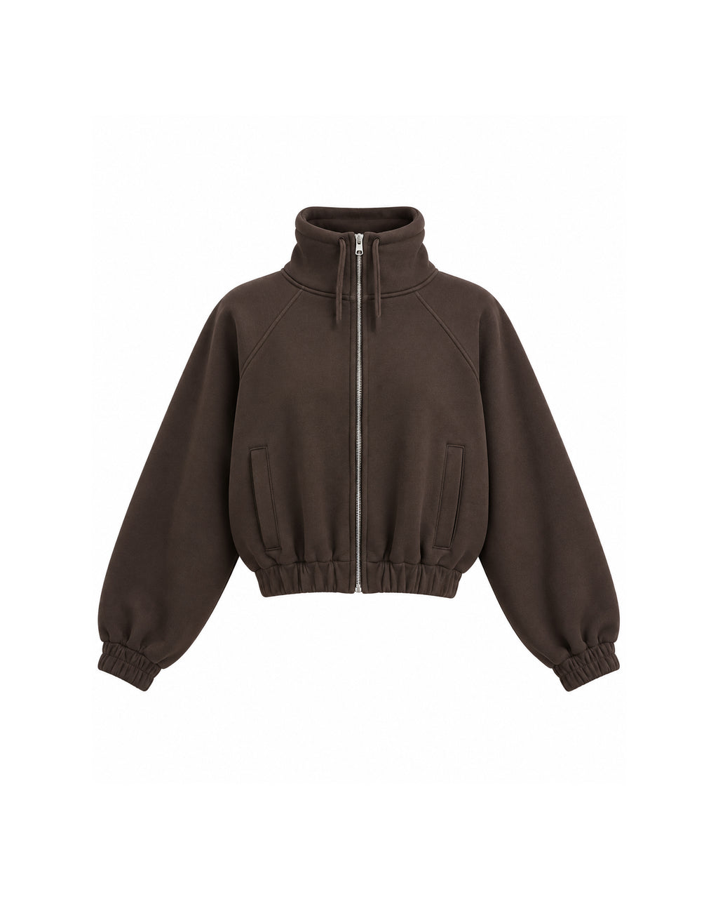 HIGH-NECK ZIP-UP JACKET