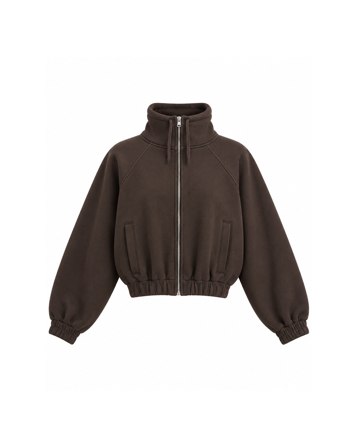 HIGH-NECK ZIP-UP JACKET