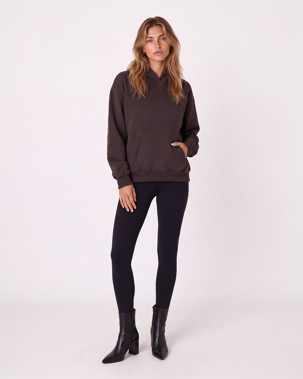OVERSIZED PULLOVER FLEECE HOODIE