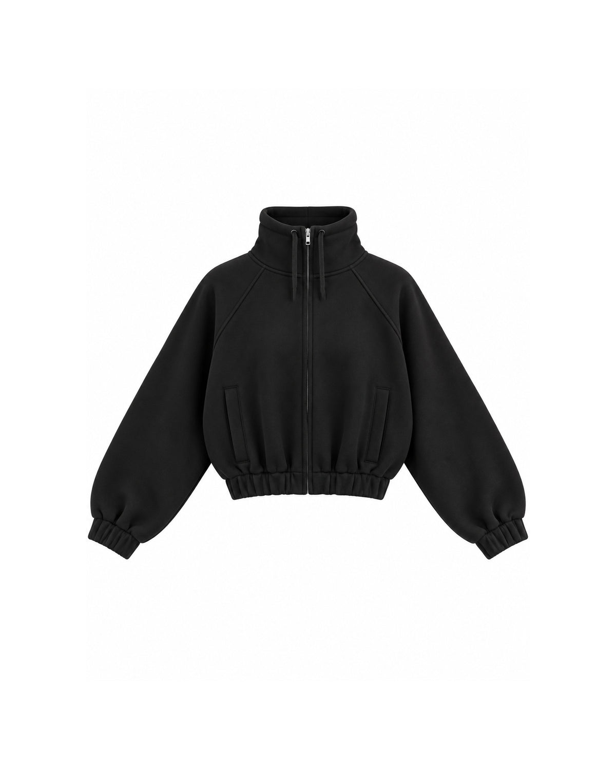 HIGH-NECK ZIP-UP JACKET