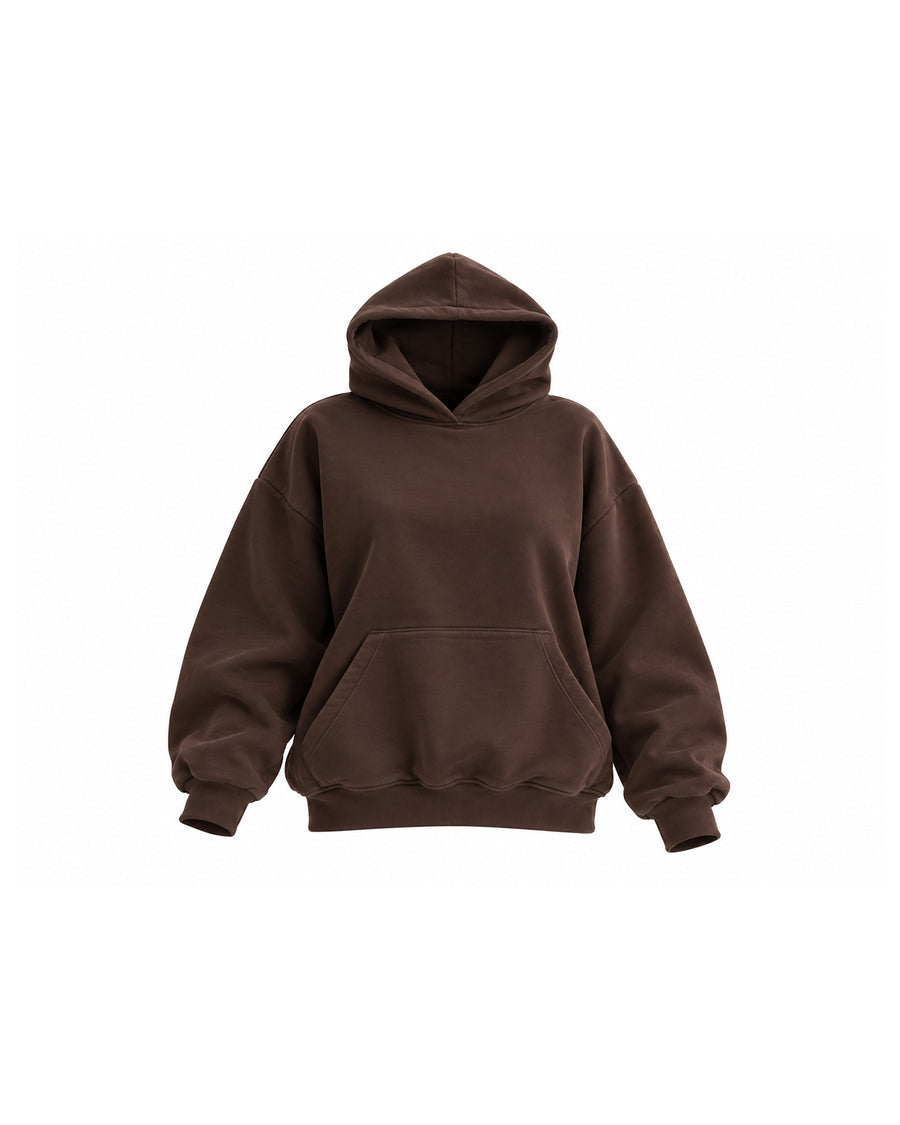 OVERSIZED PULLOVER FLEECE HOODIE
