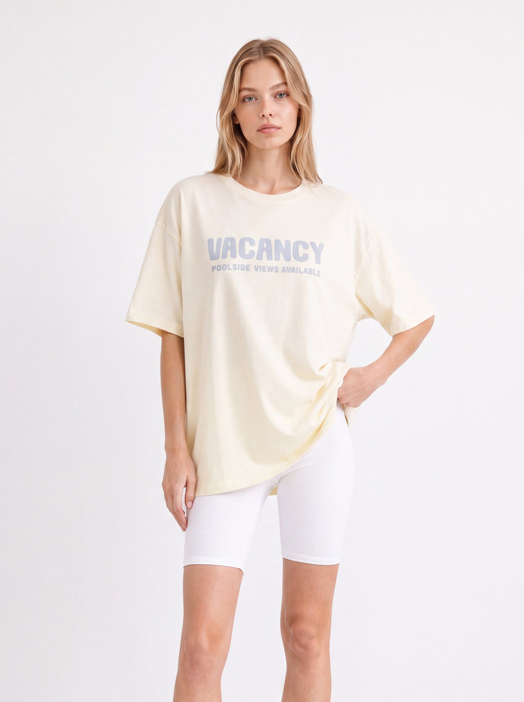 VACANCY OVERSIZED GRAPHIC T-SHIRT