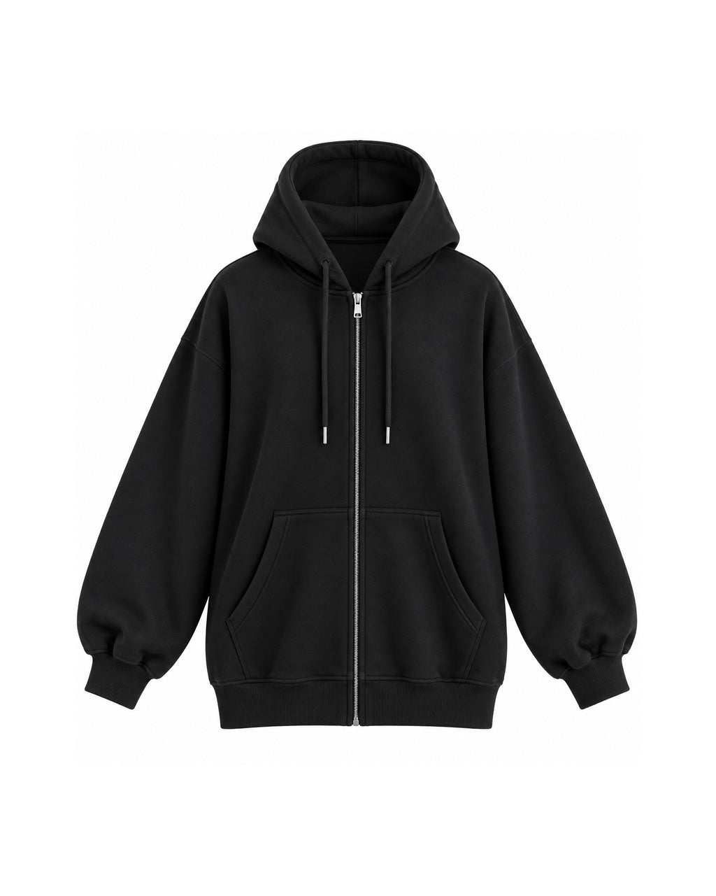 OVERSIZED ZIP-UP HOODIE
