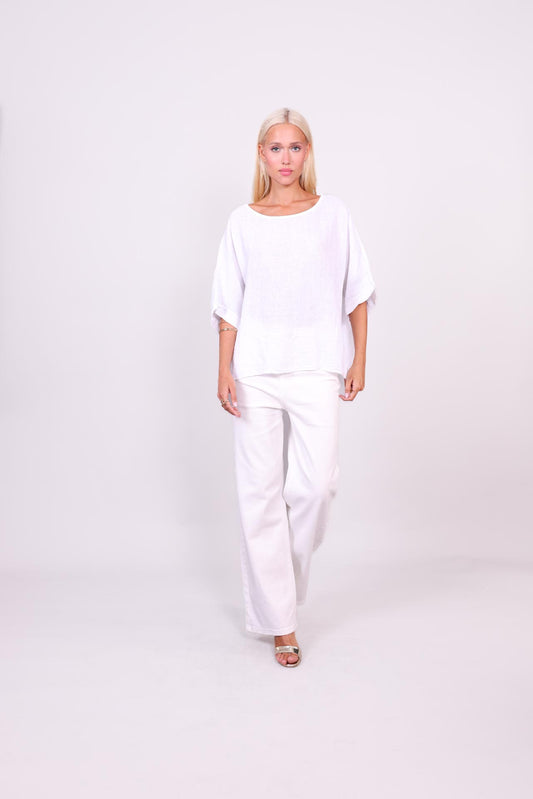 SAHARA BREEZE LINEN BLOUSE