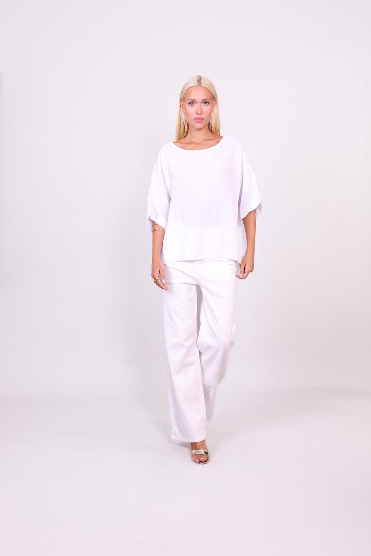 SAHARA BREEZE LINEN BLOUSE