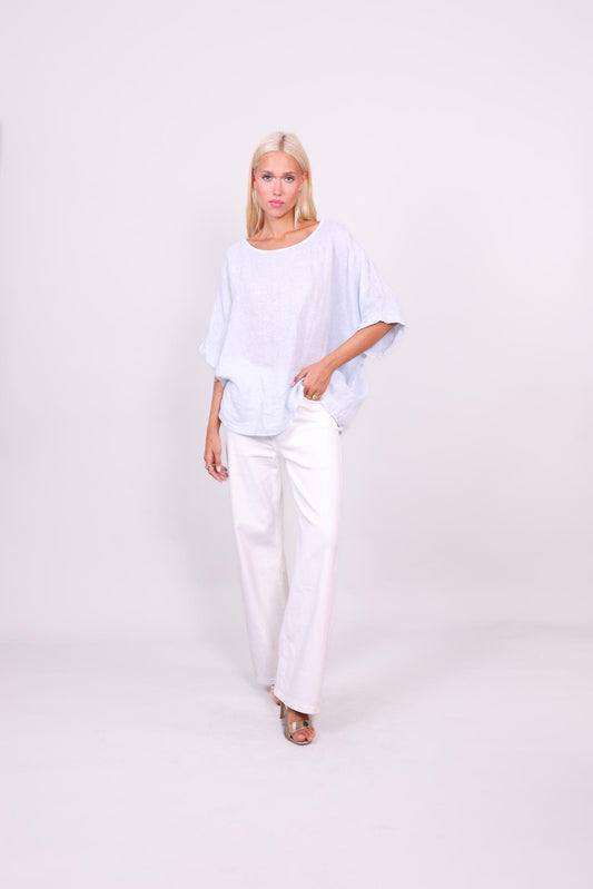 SAHARA BREEZE LINEN BLOUSE