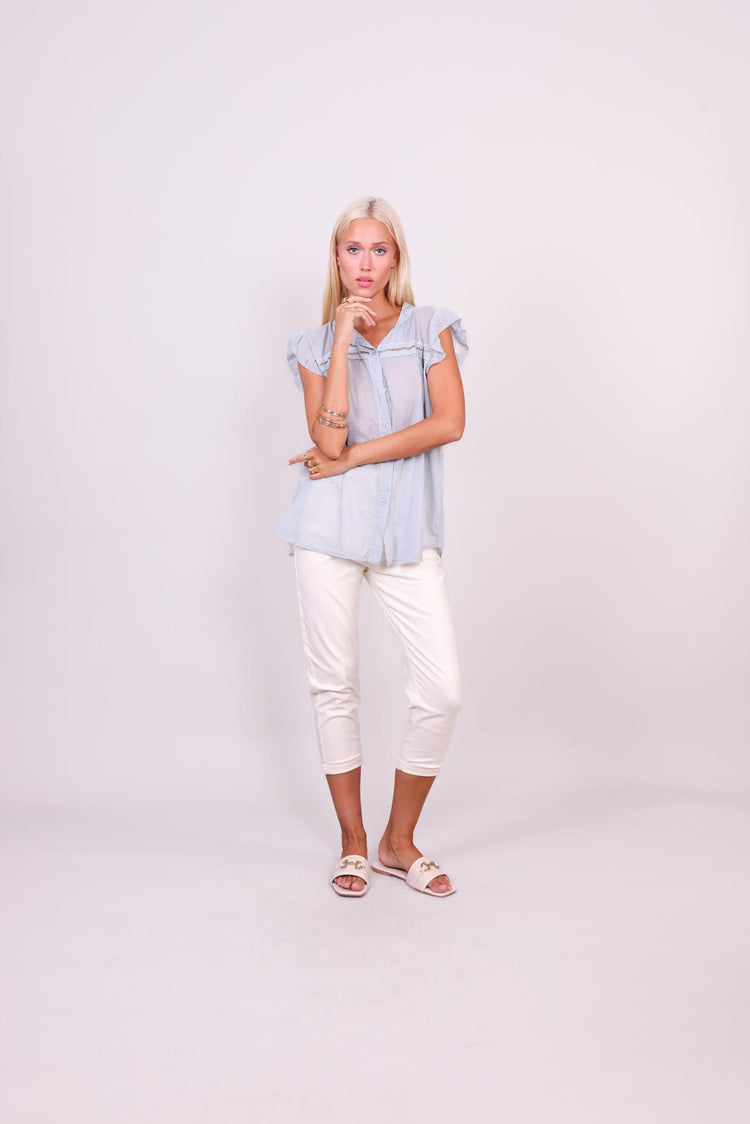 SOFT SKY BUTTON-UP