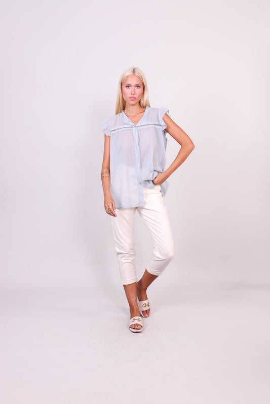 SOFT SKY BUTTON-UP
