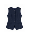 ROUND-NECK BUTTONED VEST