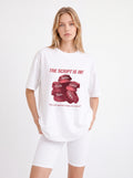 THE SCRIPT IS IN! OVERSIZED GRAPHIC T-SHIRT