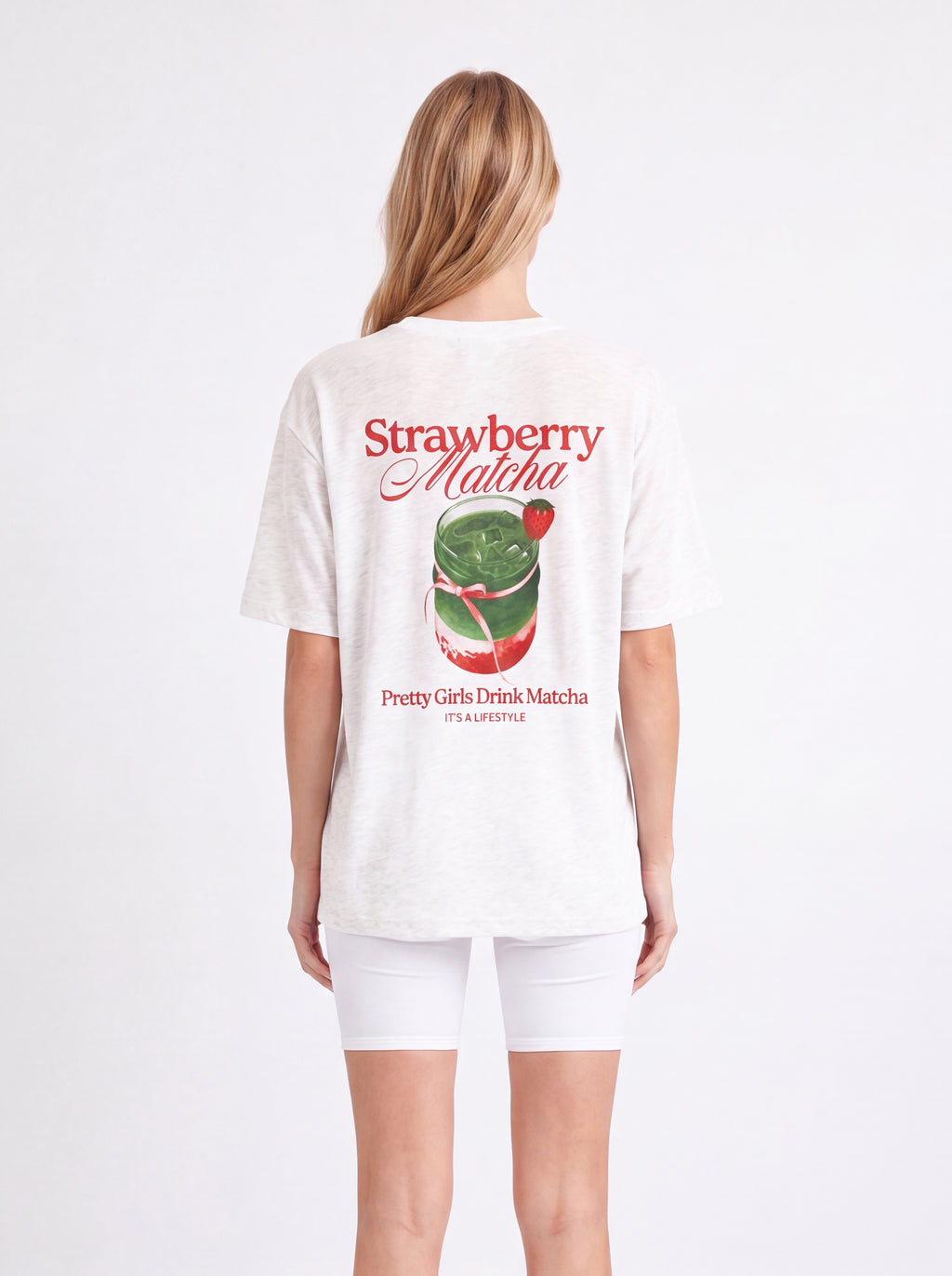 STRAWBERRY MATCHA OVERSIZED T-SHIRT