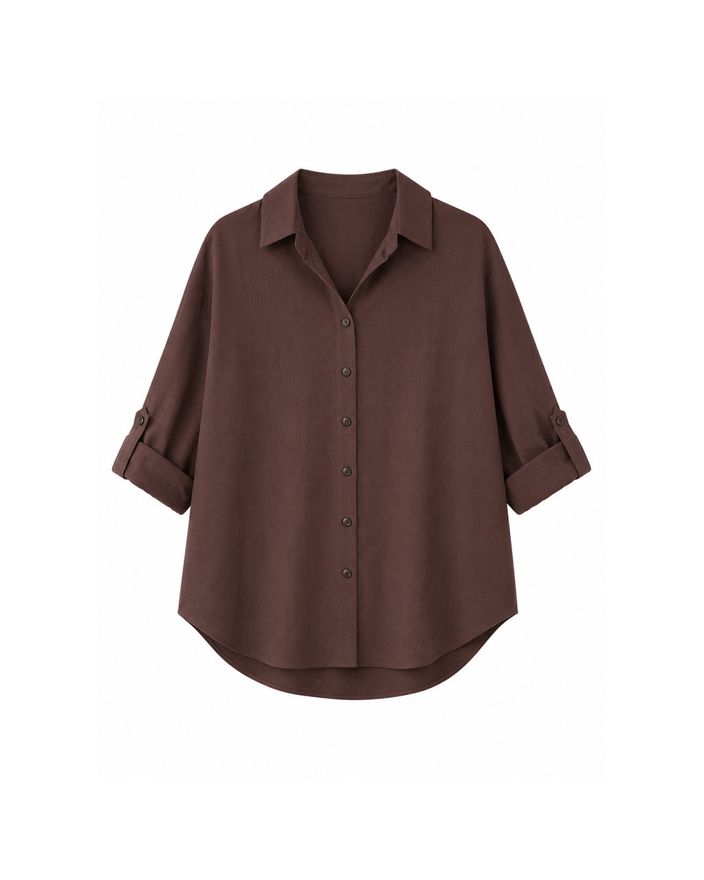 ROLL-UP SLEEVE BUTTON-DOWN SHIRT