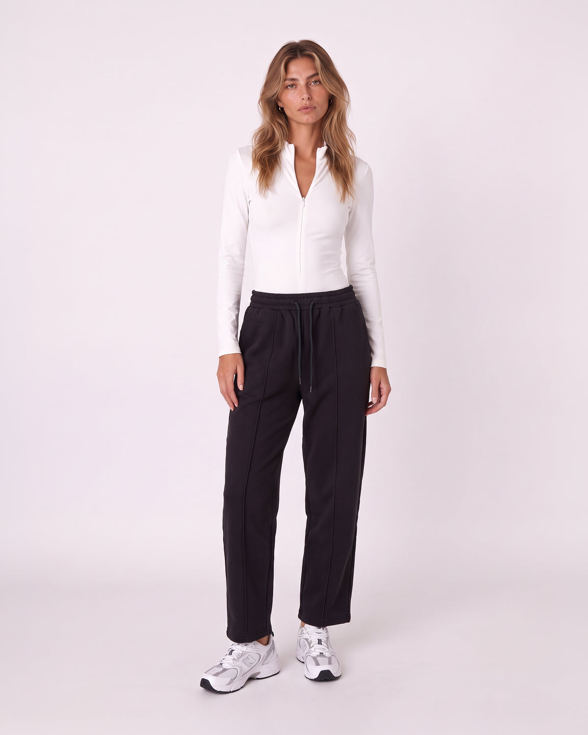 ZIP-UP NECK BODYSUIT