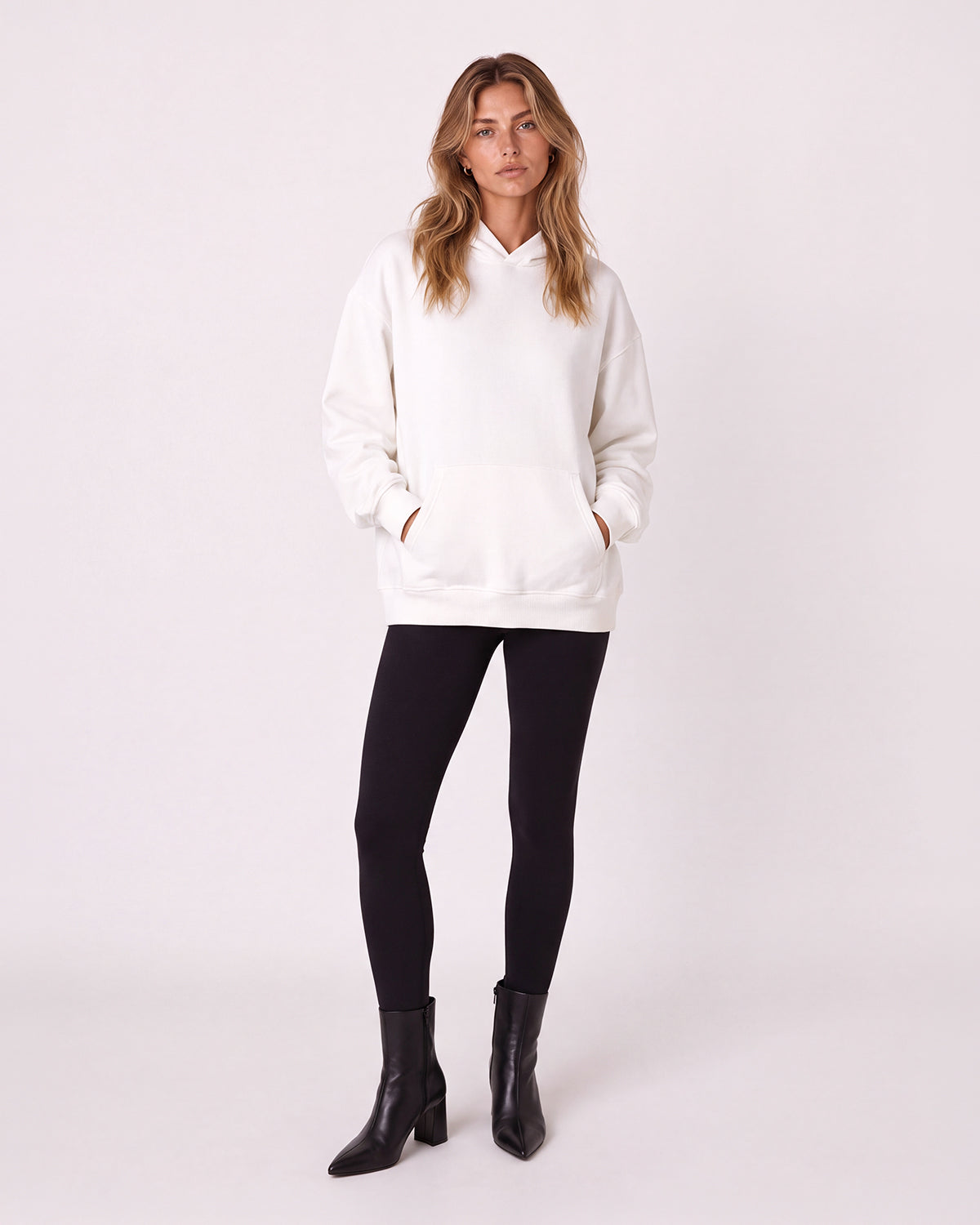 OVERSIZED PULLOVER FLEECE HOODIE