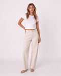 OFF WHITE STRAIGHT LEG JEANS