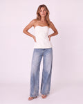 STRAPLESS SWEETHEART CORSET TOP