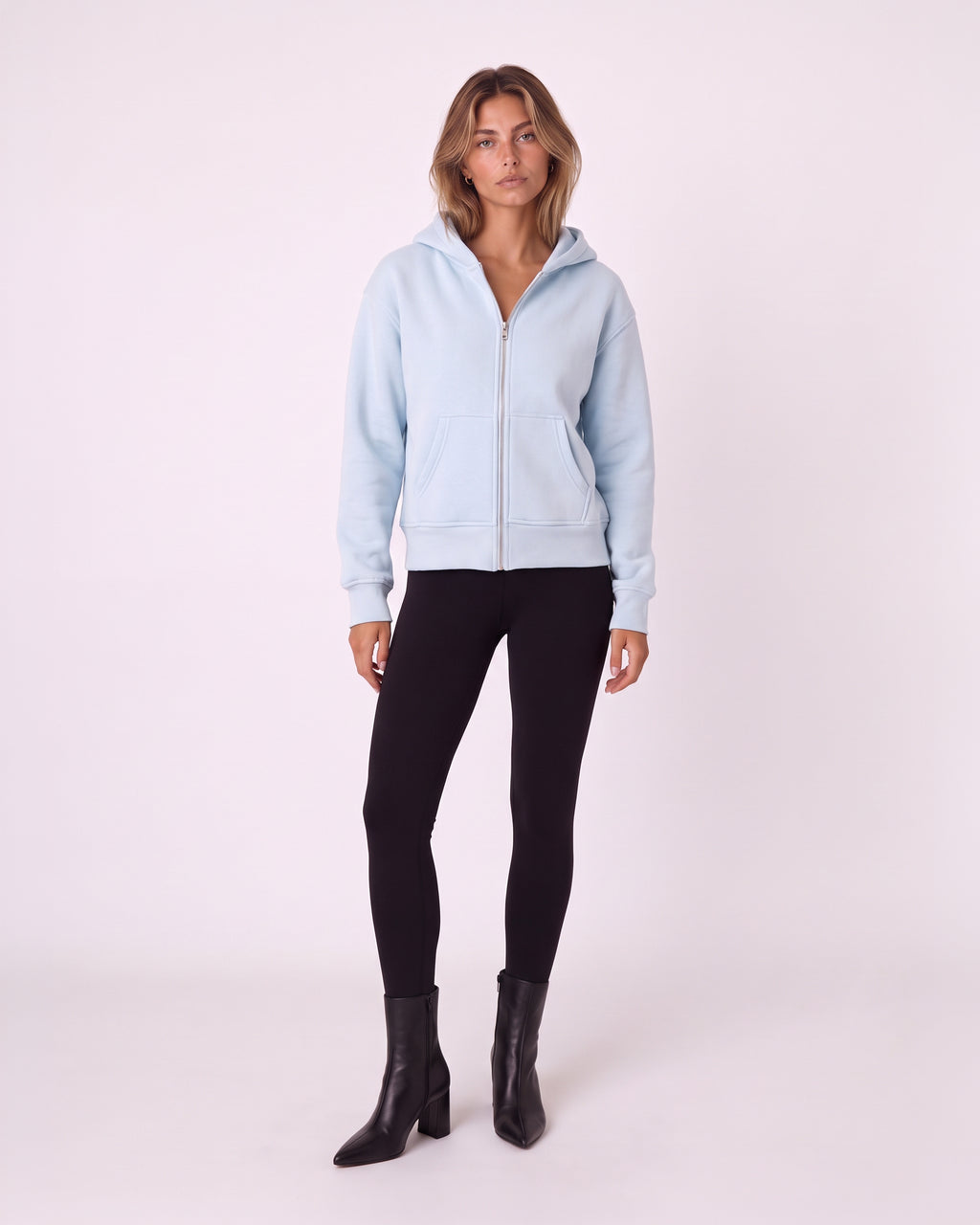OVERSIZED ZIP-UP HOODIE