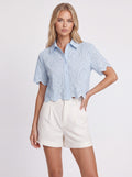 BRODERIE SCALLOP SHIRT