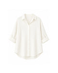 ROLL-UP SLEEVE BUTTON-DOWN SHIRT