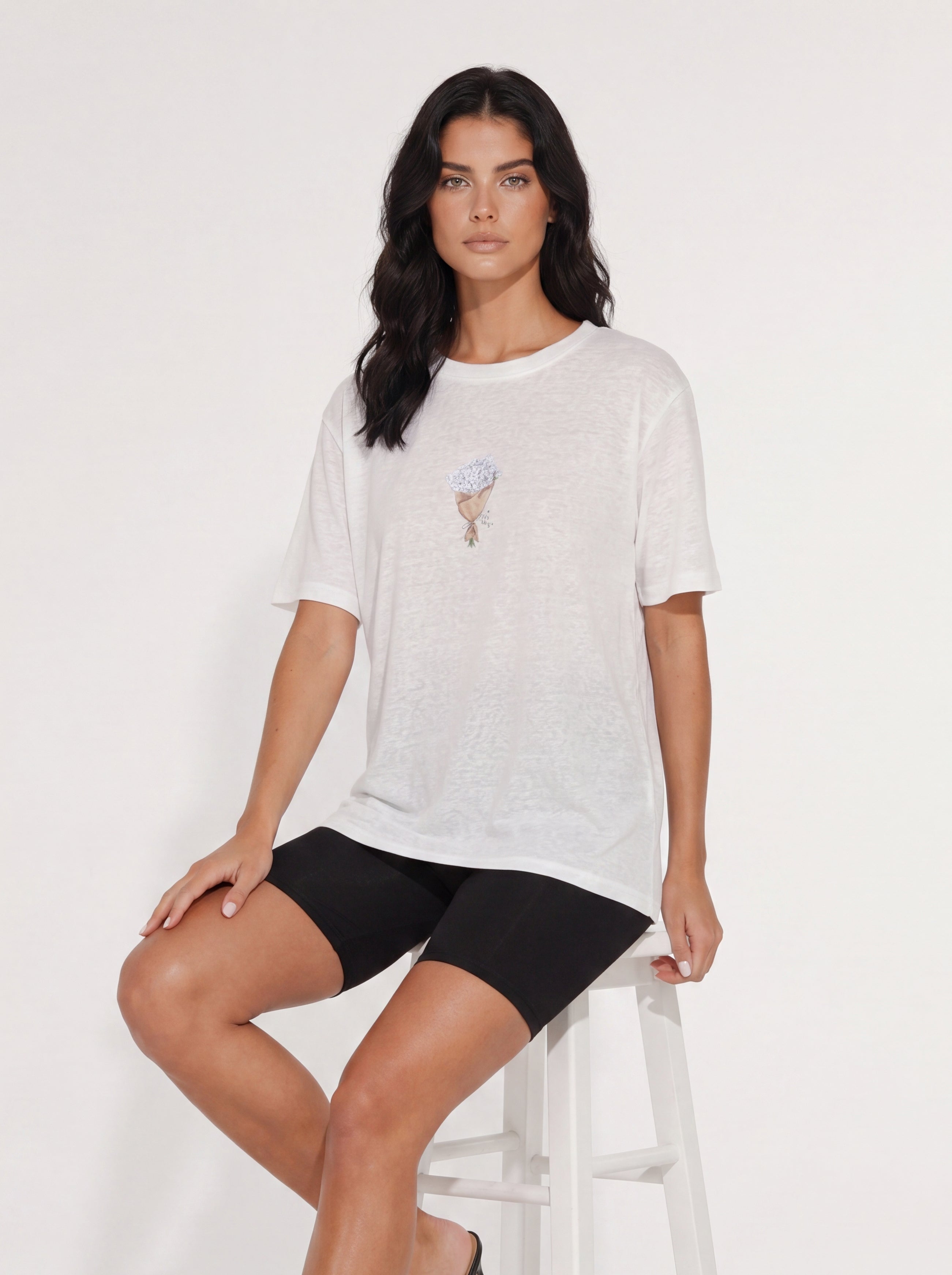 FLOWER OVERSIZED T-SHIRT