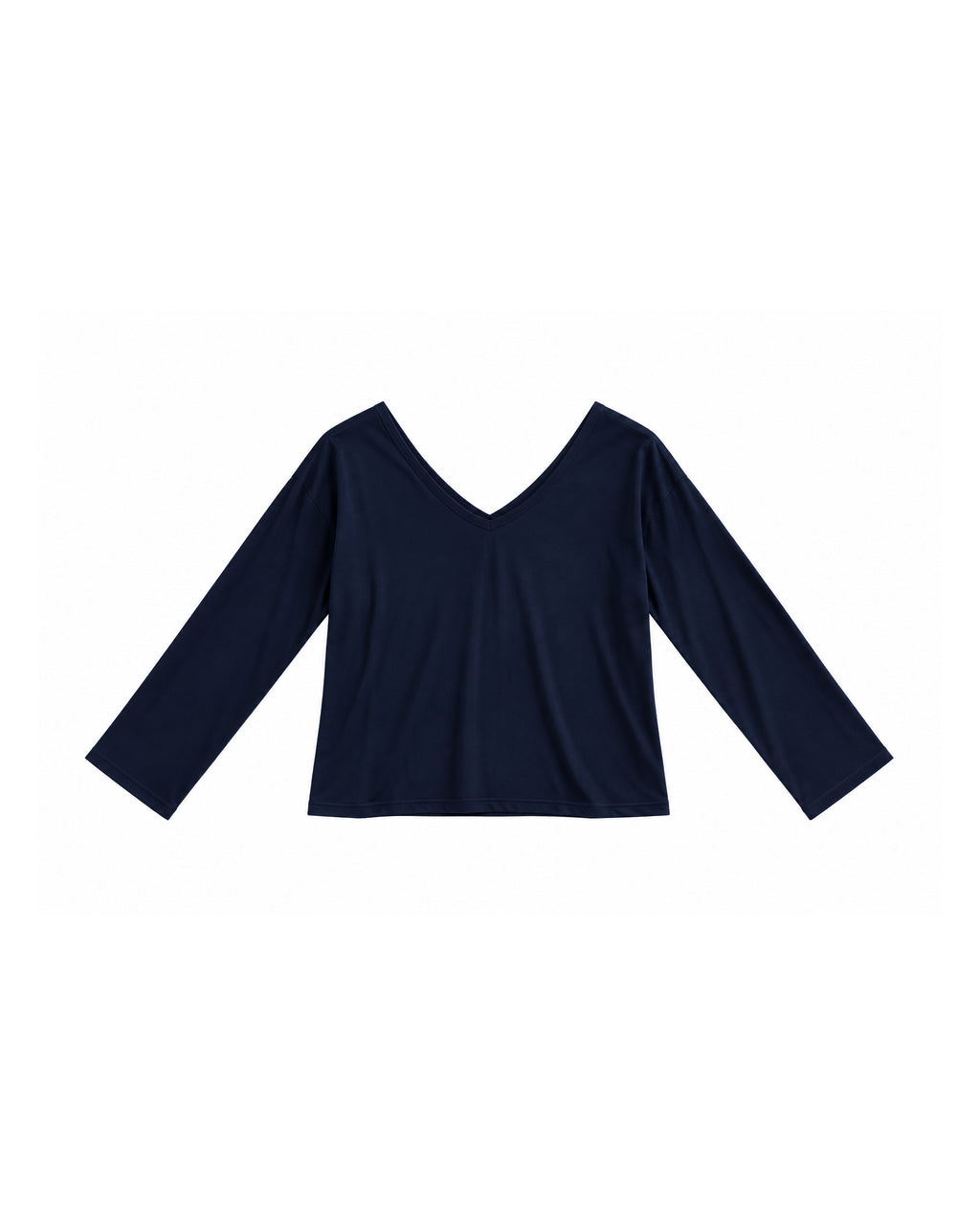 RELAXED V-NECK TOP