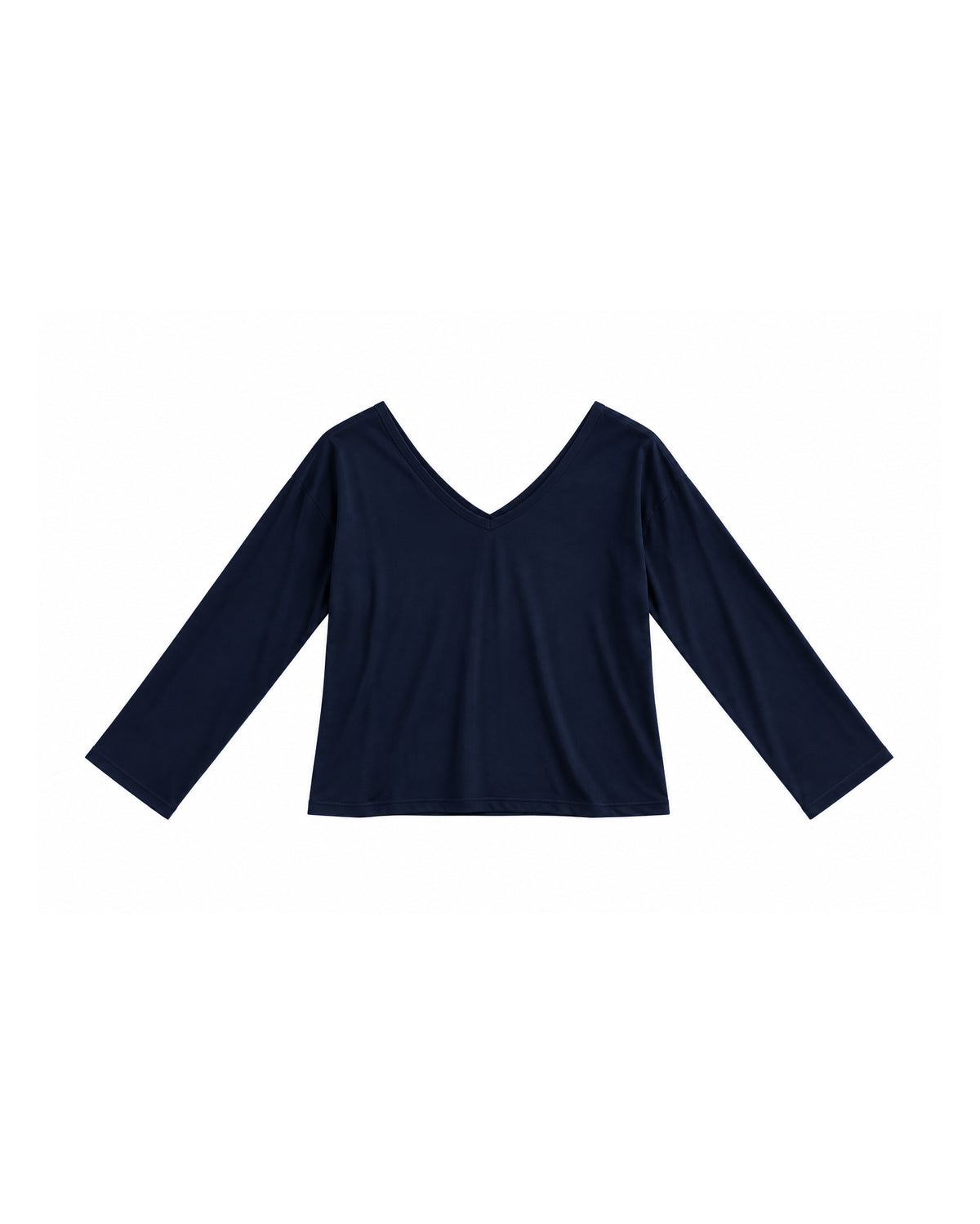 RELAXED V-NECK TOP