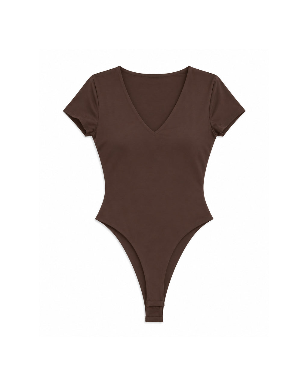FITTED V-NECK BODYSUIT