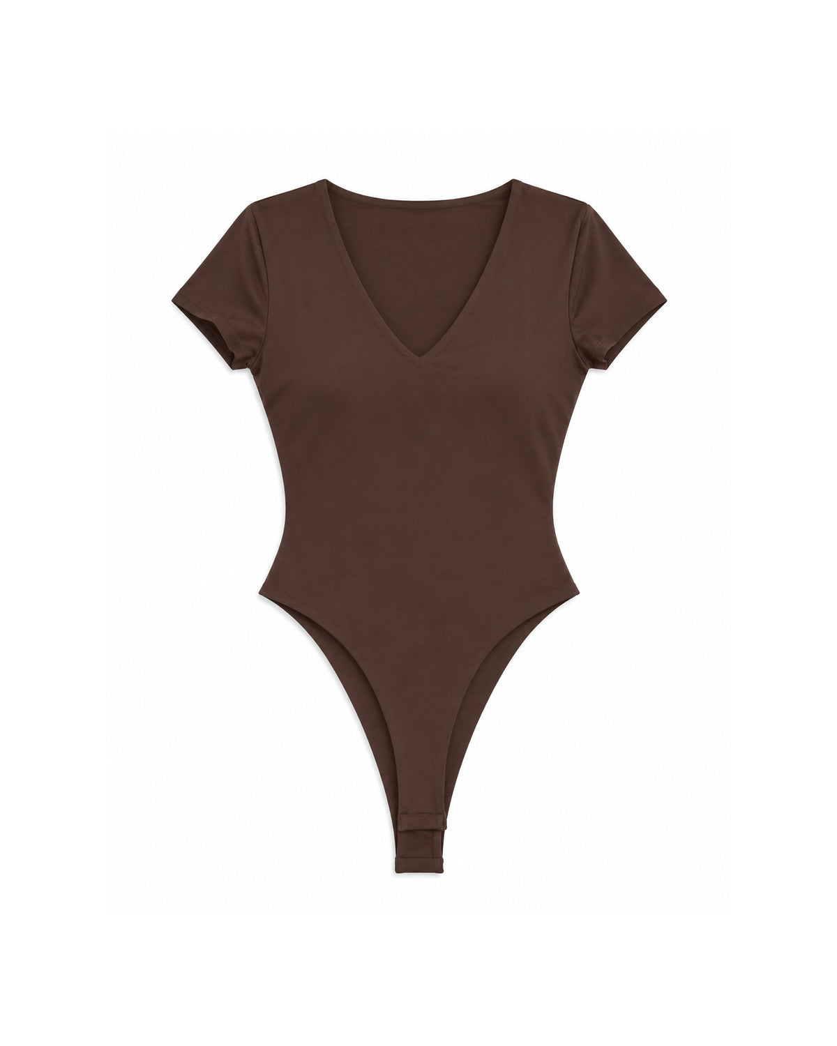 FITTED V-NECK BODYSUIT