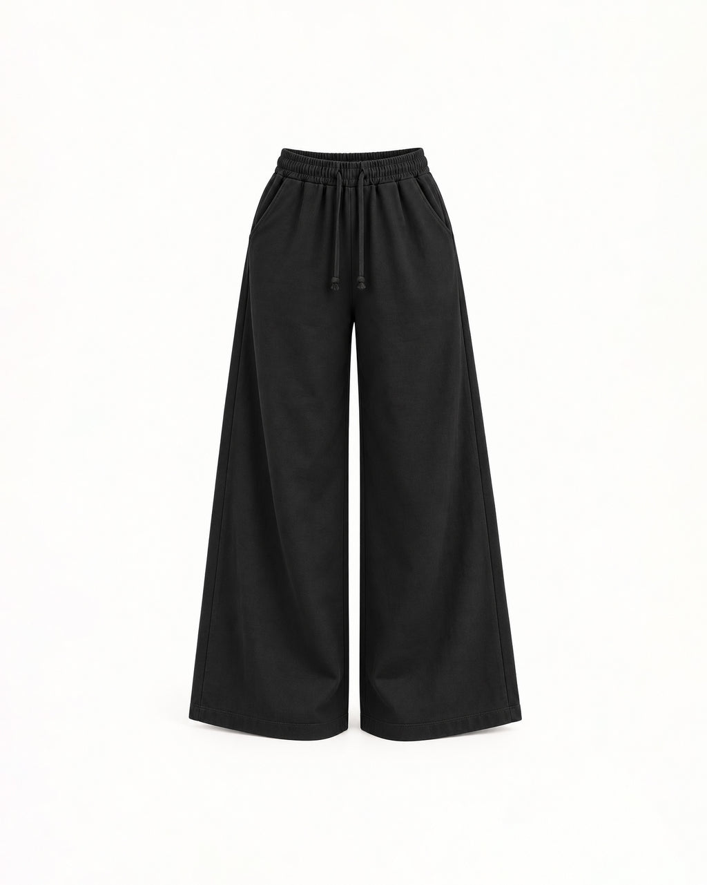 WIDE-LEG LINEN PANTS
