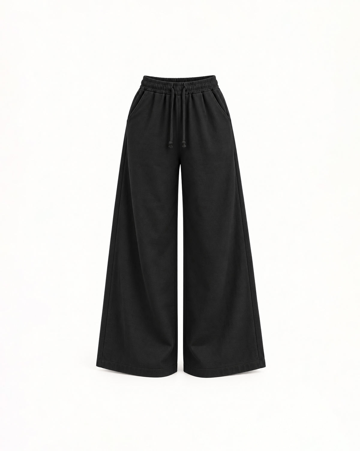 WIDE-LEG LINEN PANTS