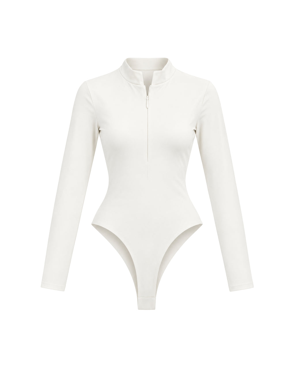 ZIP-UP NECK BODYSUIT