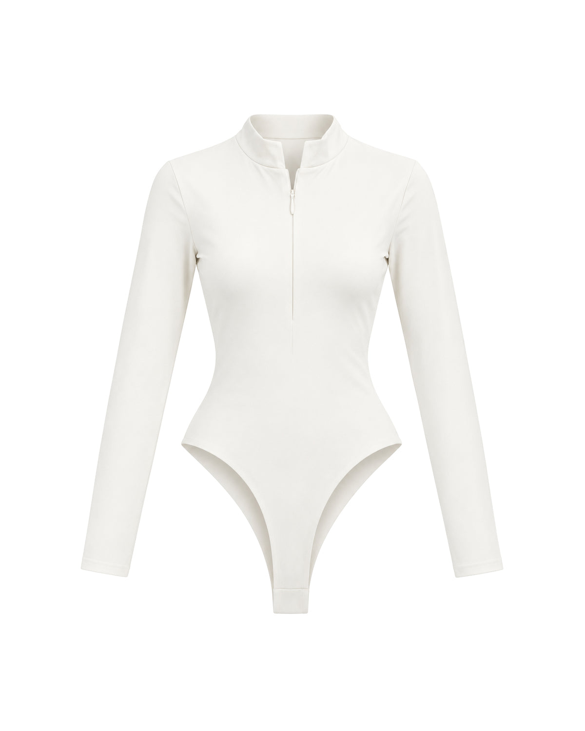 ZIP-UP NECK BODYSUIT