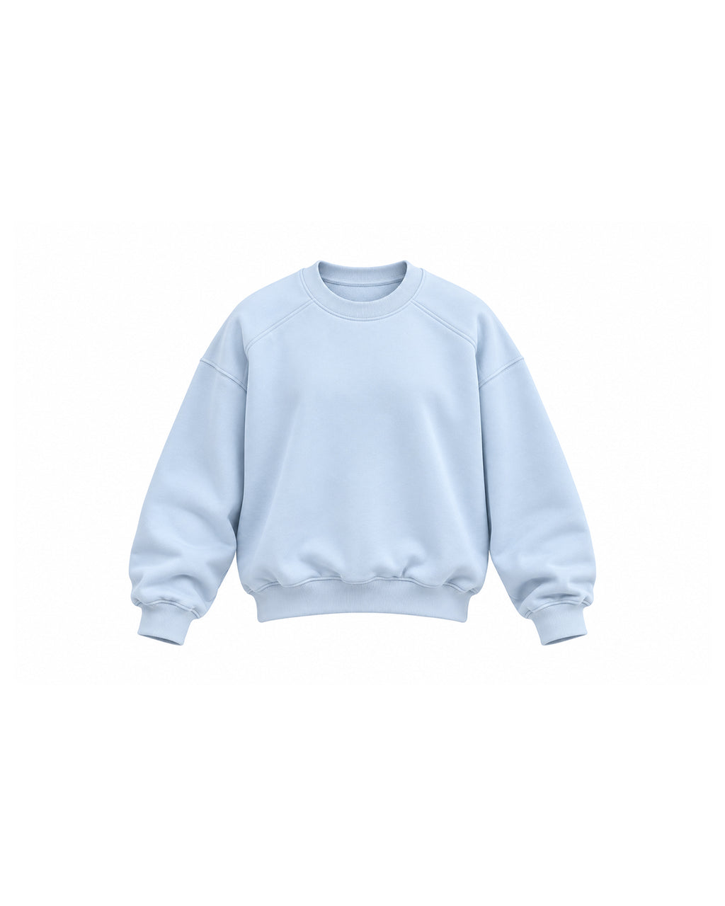 OVERSIZED CREW NECK LONG SLEEVE SWEATSHIRT