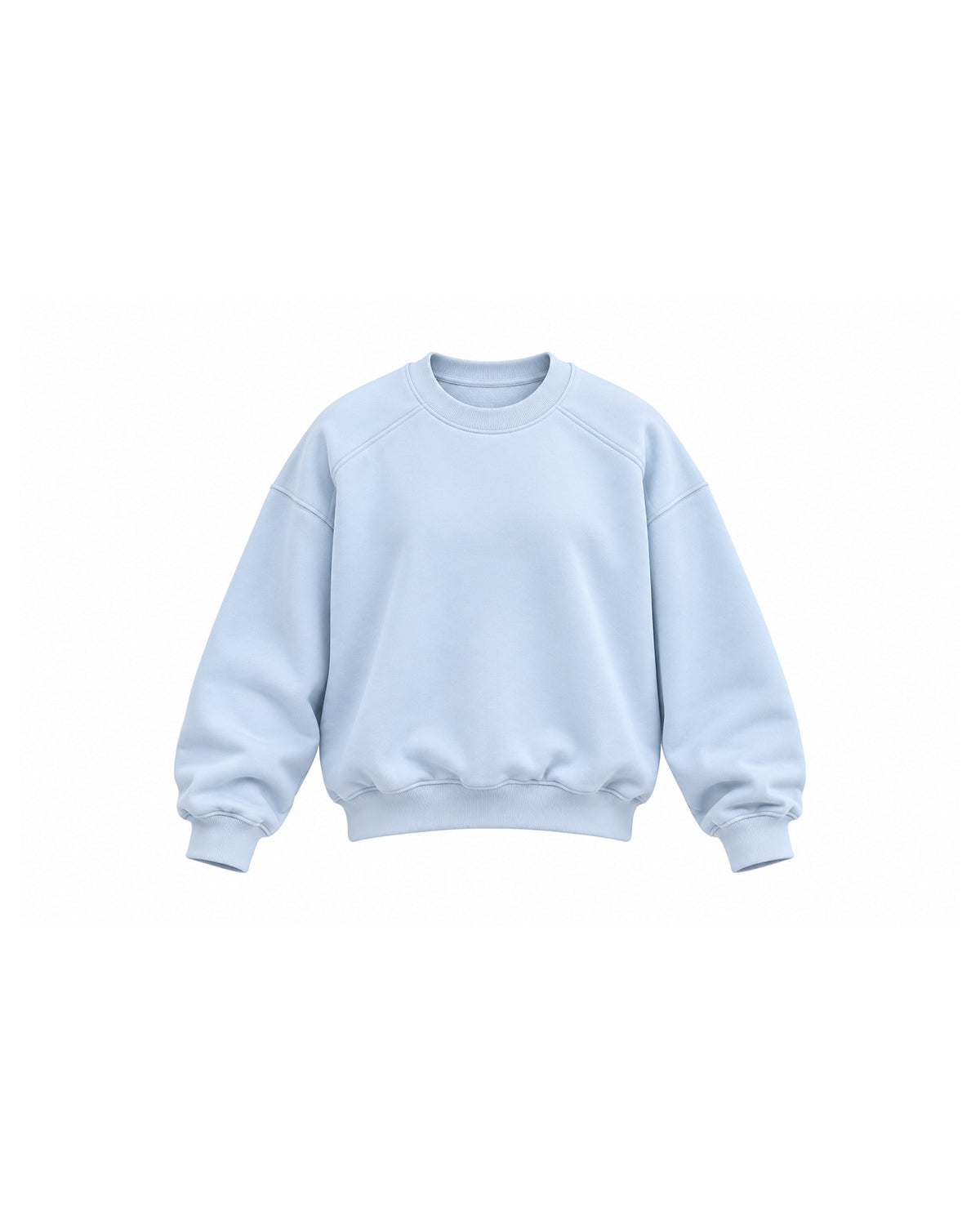 OVERSIZED CREW NECK LONG SLEEVE SWEATSHIRT