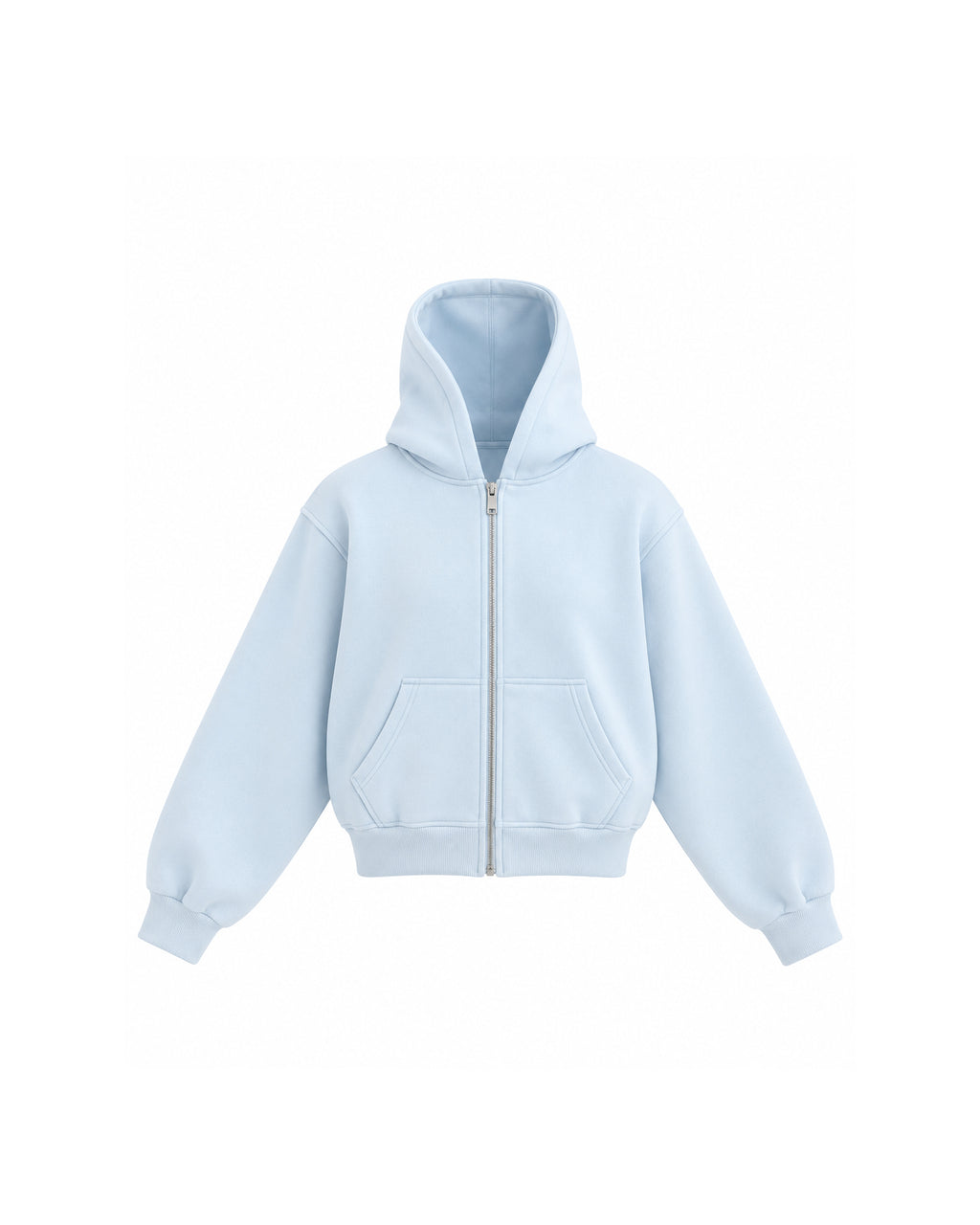 OVERSIZED ZIP-UP HOODIE
