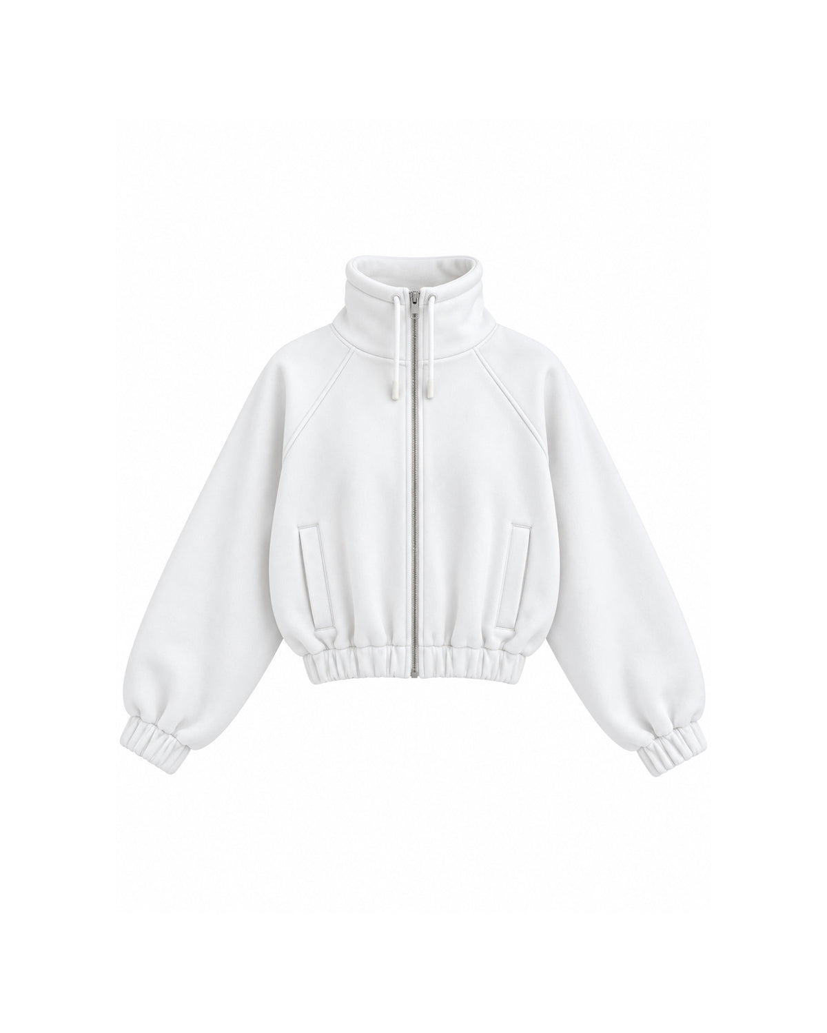 HIGH-NECK ZIP-UP JACKET