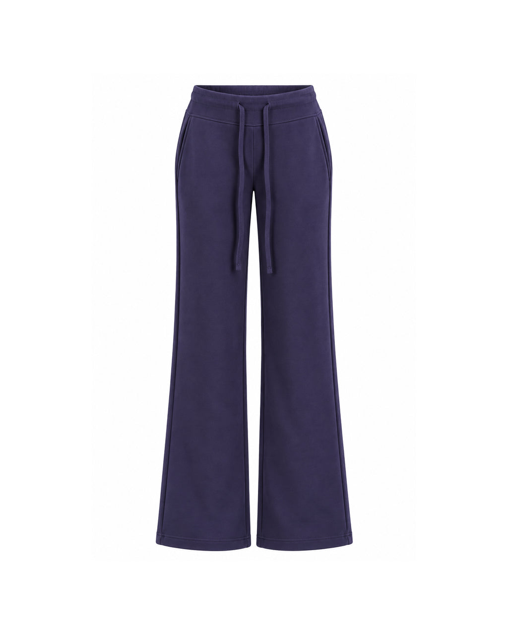 HIGH-WAIST DRAWSTRING WIDE-LEG SWEATPANTS