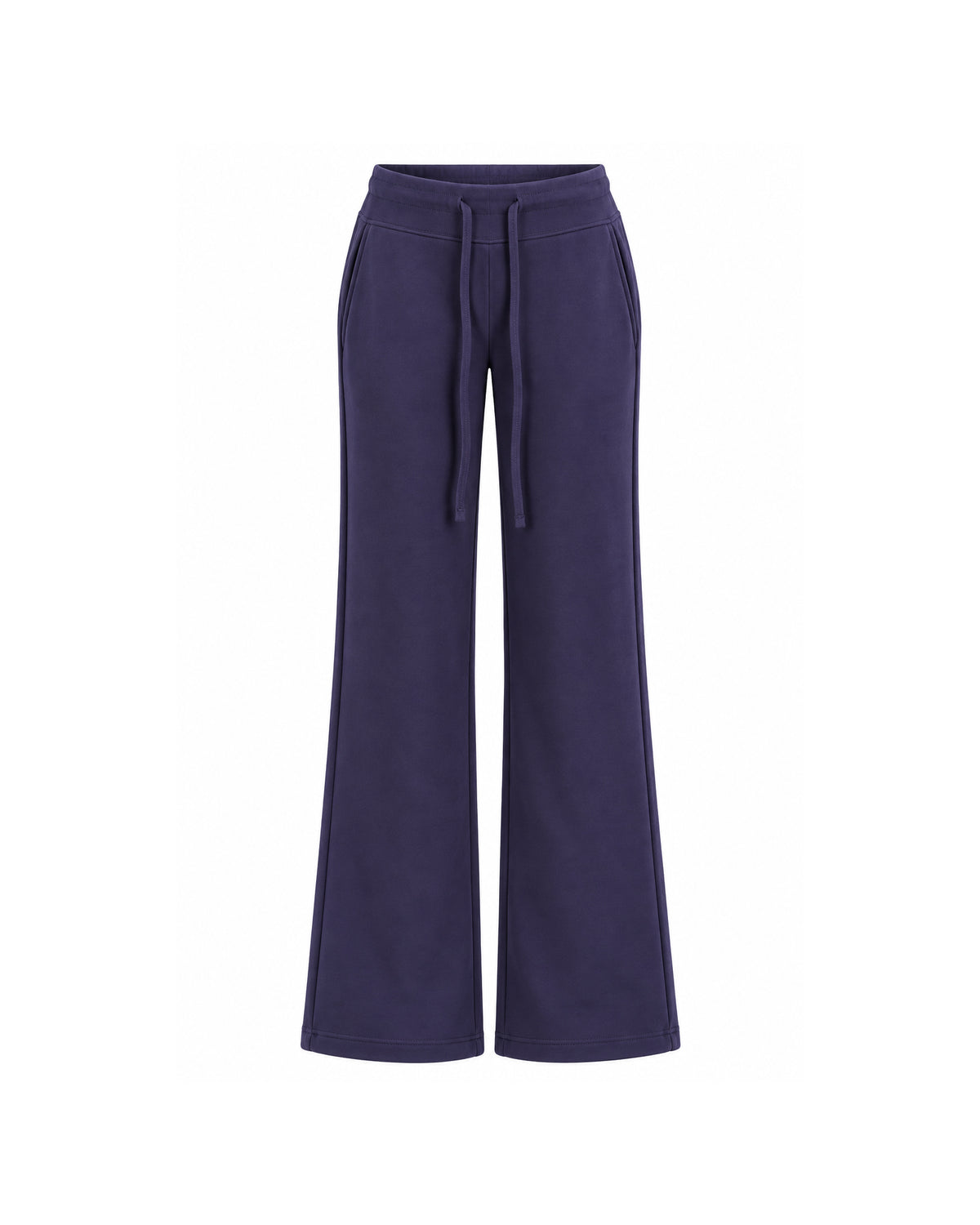 HIGH-WAIST DRAWSTRING WIDE-LEG SWEATPANTS
