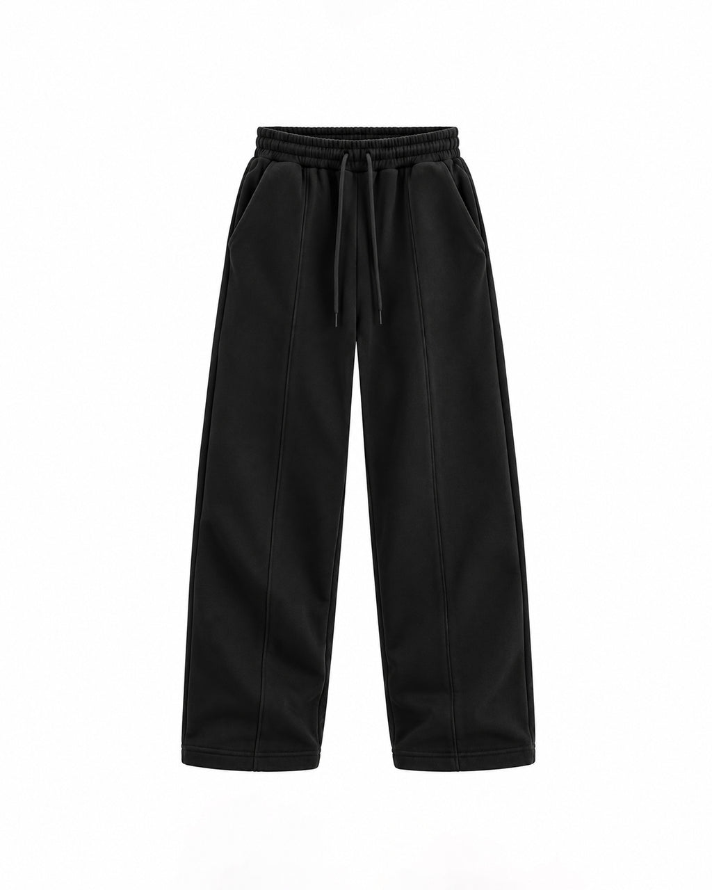 WIDE LEG FLEECE SWEATPANTS
