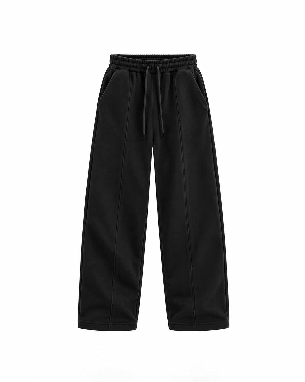 WIDE LEG FLEECE SWEATPANTS